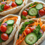 Best Veggie Hummus Pita
