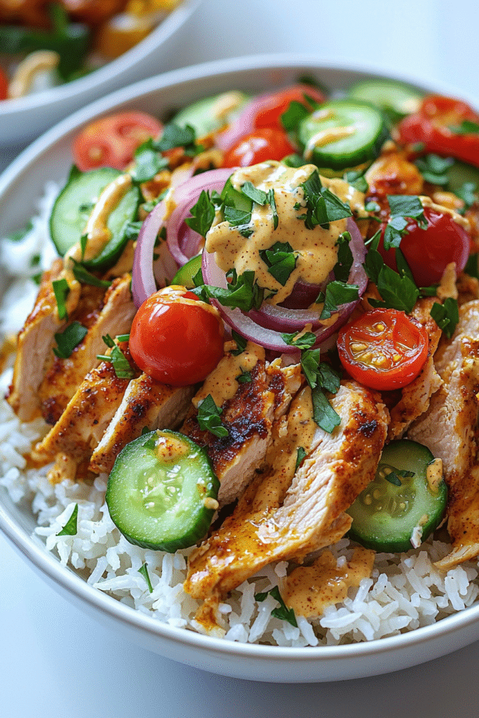 Chicken Shawarma Bowls