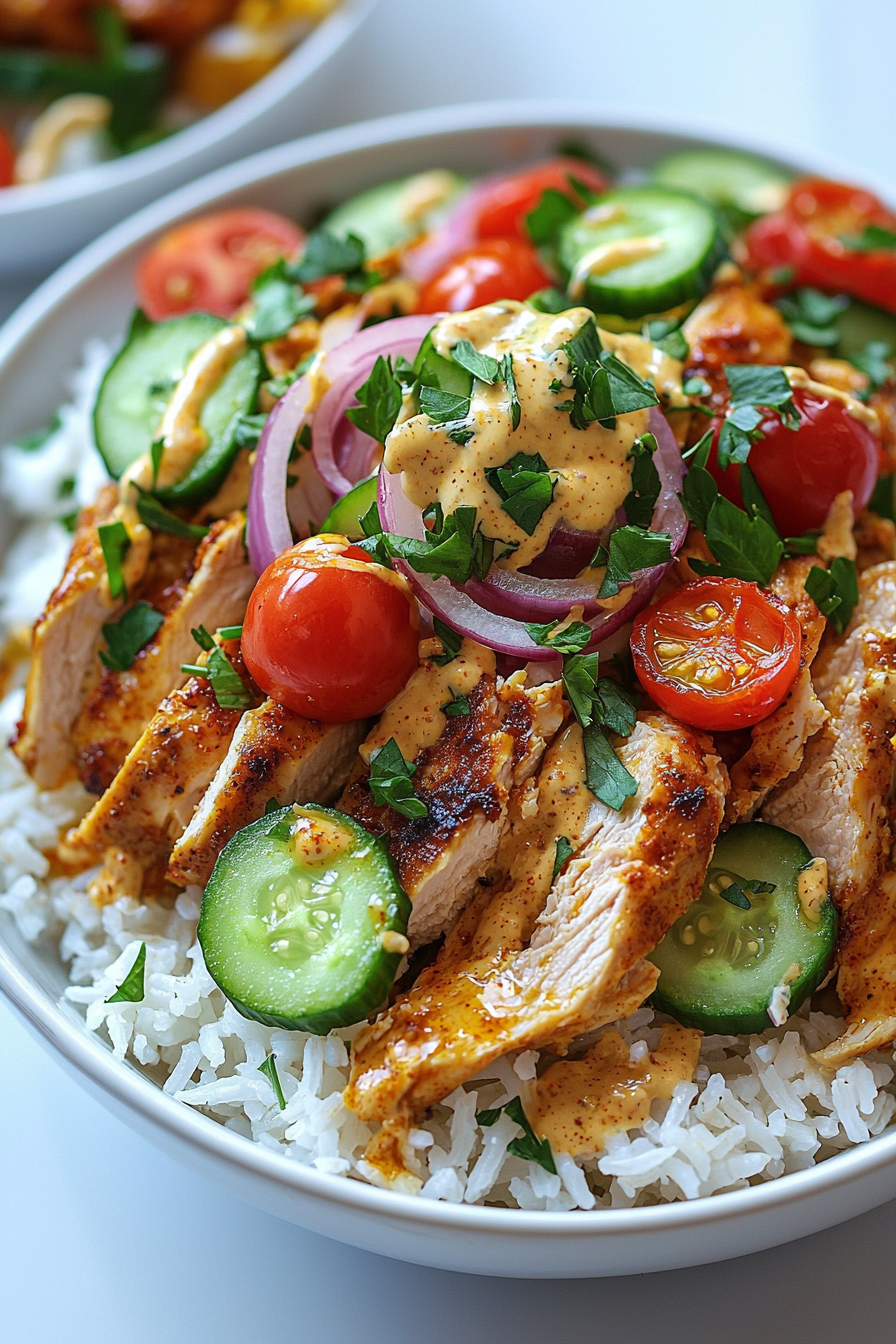 Chicken Shawarma Bowls