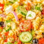 Quick Pasta Salad with Italian Dressing