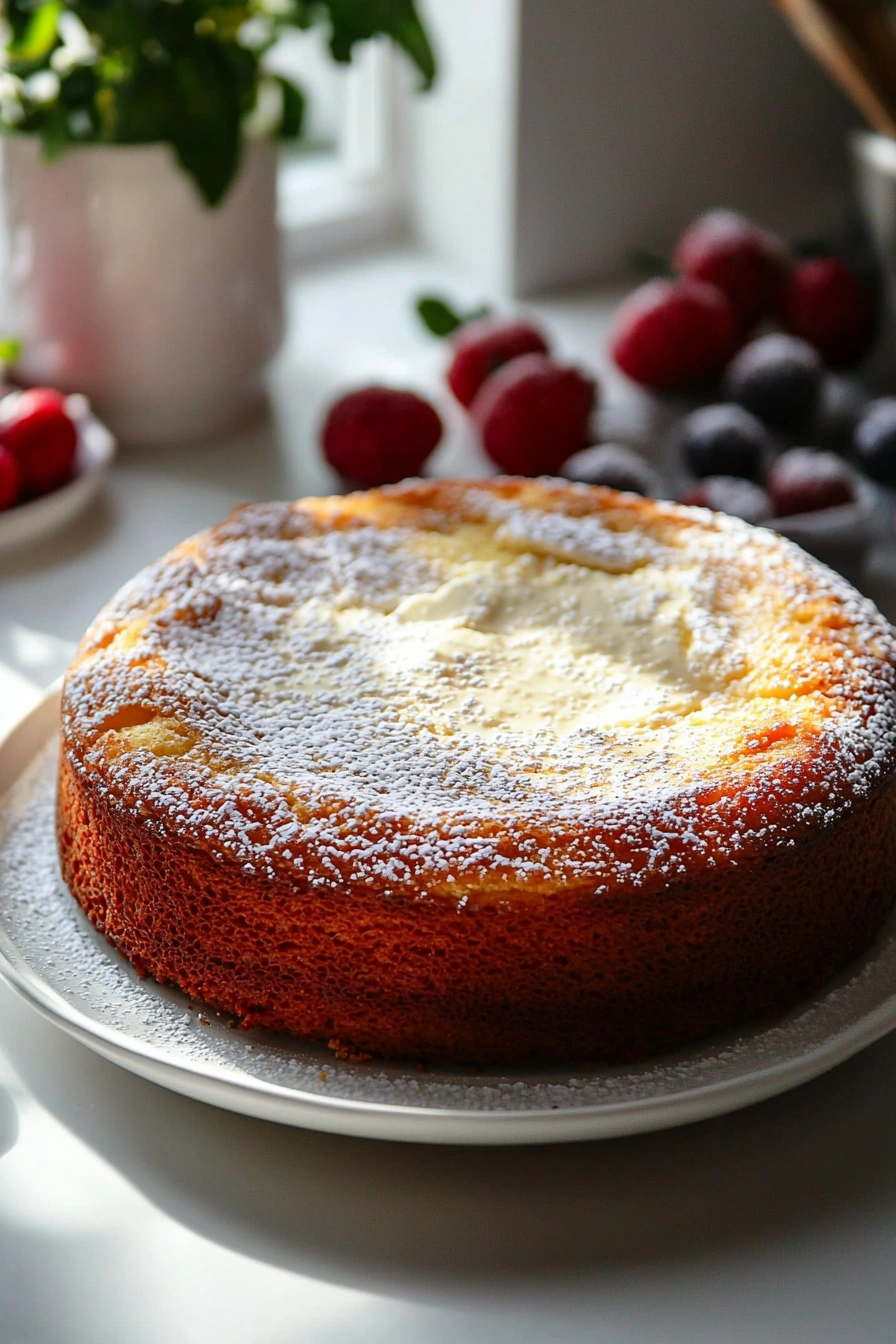 3 Ingredient Greek Yogurt Cake