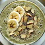 Almond Banana Avocado Smoothie