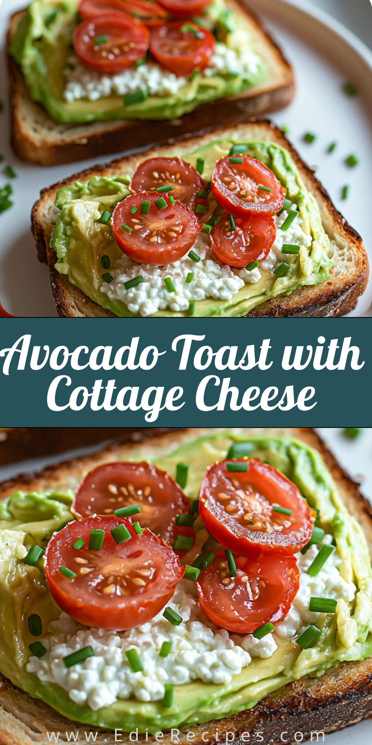 Avocado Toast with Cottage Cheese