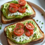 Avocado Toast with Cottage Cheese