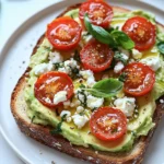 Avocado Toast with Feta and Cherry Tomatoes