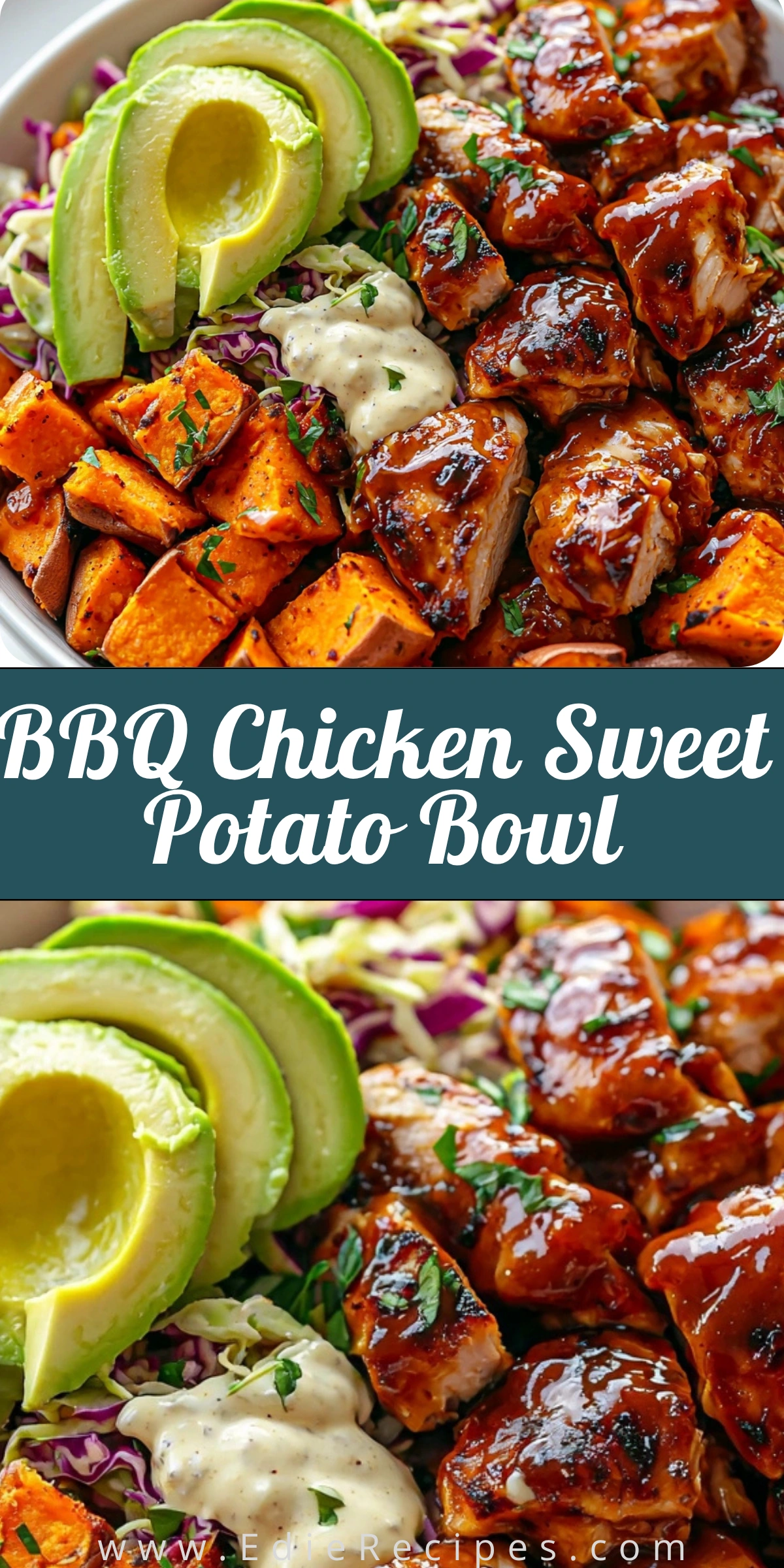 BBQ Chicken Sweet Potato Bowl