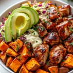 BBQ Chicken Sweet Potato Bowl