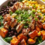 BBQ Chicken Sweet Potato Bowl