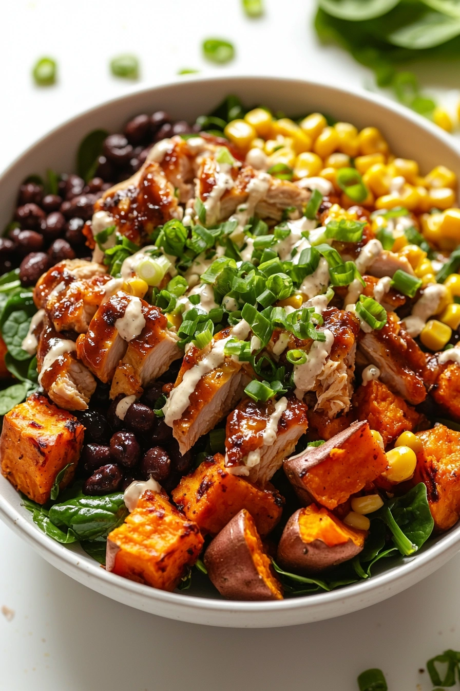 BBQ Chicken Sweet Potato Bowl