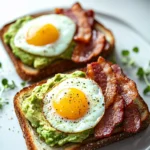 Bacon, Egg, and Avocado Toast
