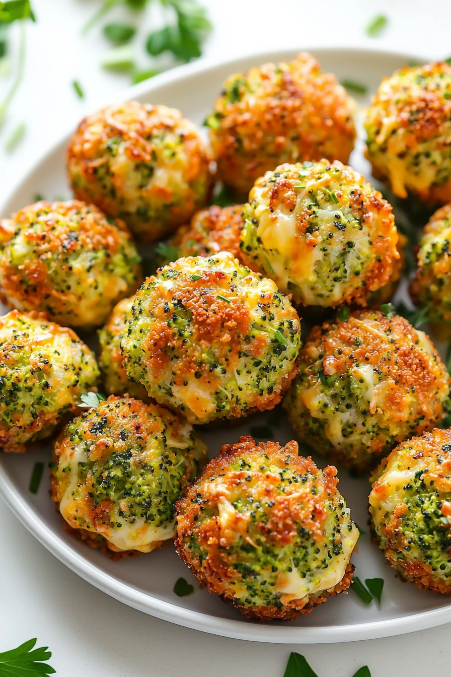 Baked Broccoli Cheese Balls