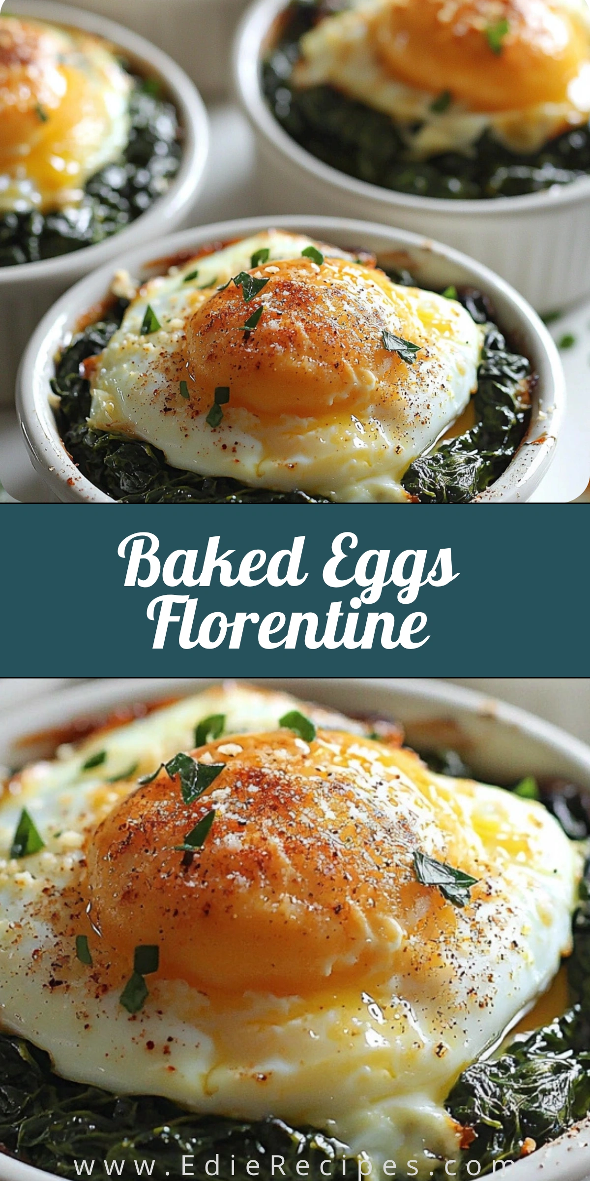 Baked Eggs Florentine