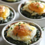 Baked Eggs Florentine