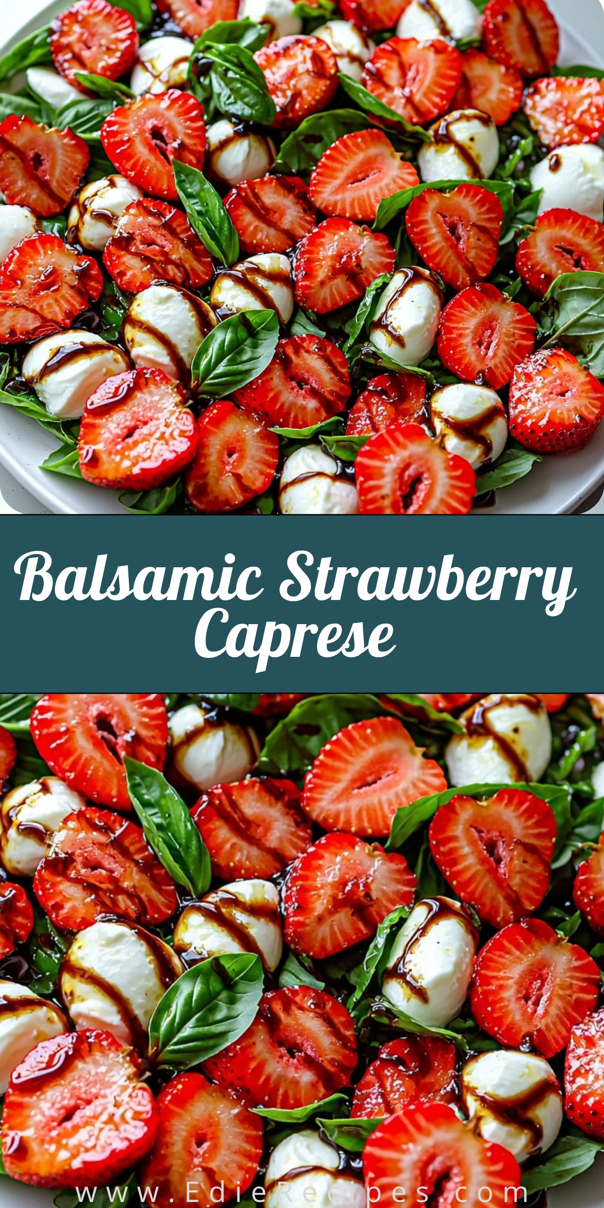 Balsamic Strawberry Caprese