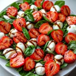 Balsamic Strawberry Caprese