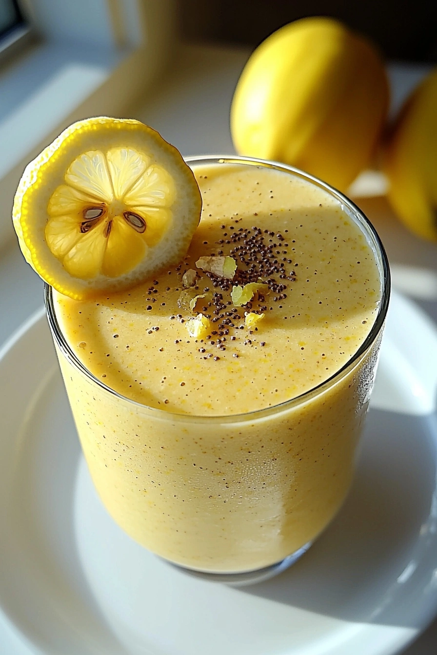 Banana Lemon Ginger Smoothie