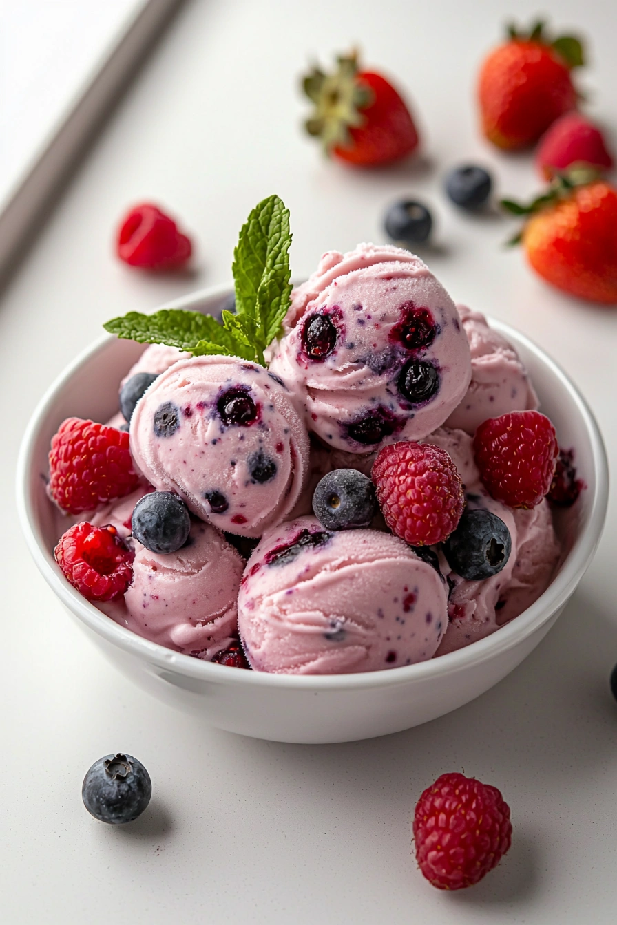 Berry Frozen Yogurt