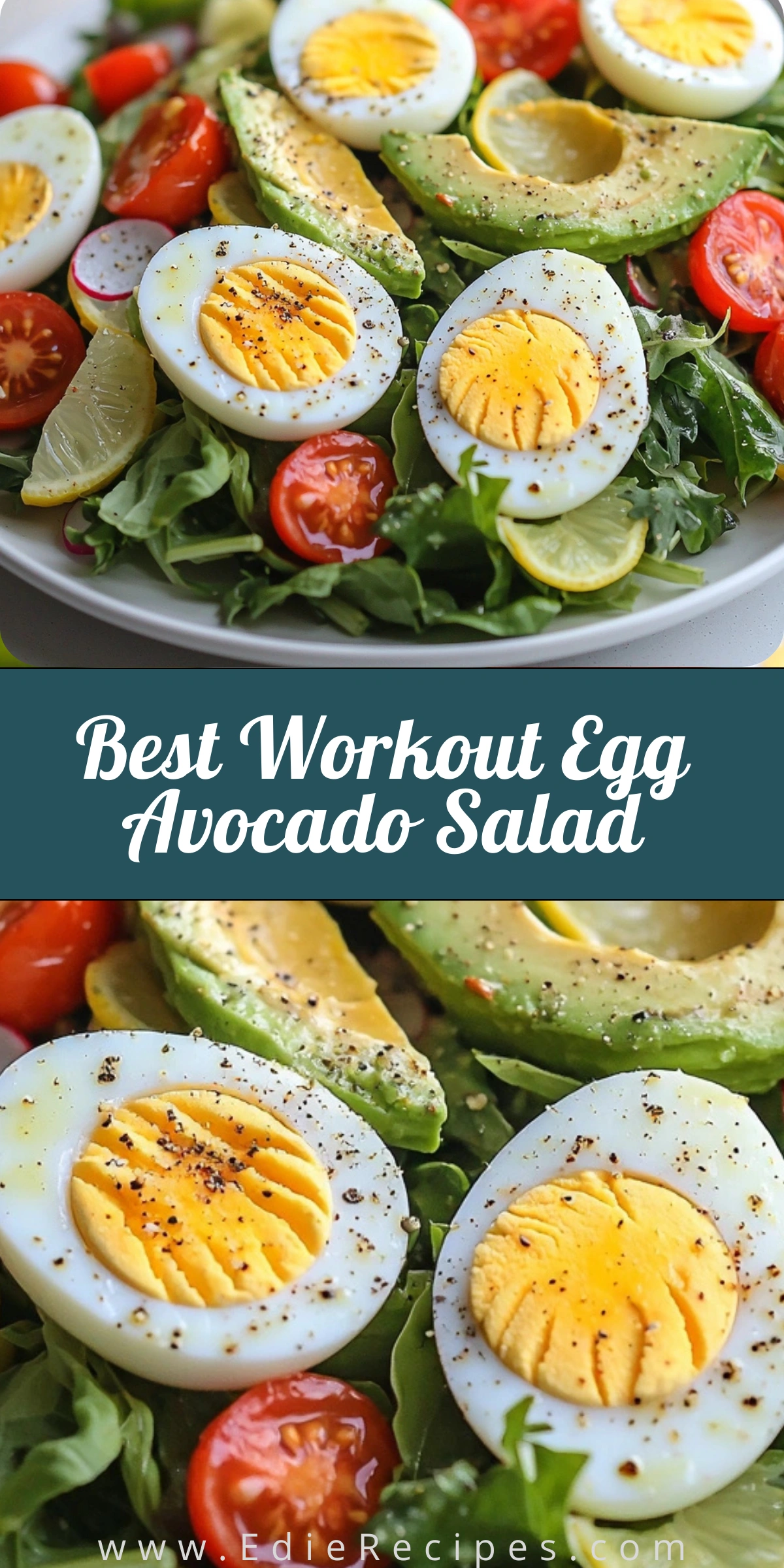 Best Workout Egg Avocado Salad