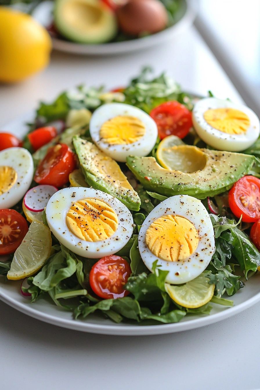 Best Workout Egg Avocado Salad