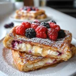 Cheesecake Stuffed French Toast