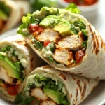 Chicken Avocado Ranch Burritos