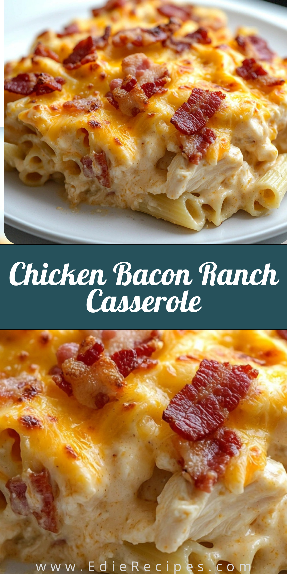 Chicken Bacon Ranch Casserole
