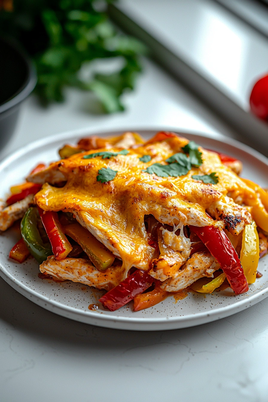 Chicken Fajita Bake