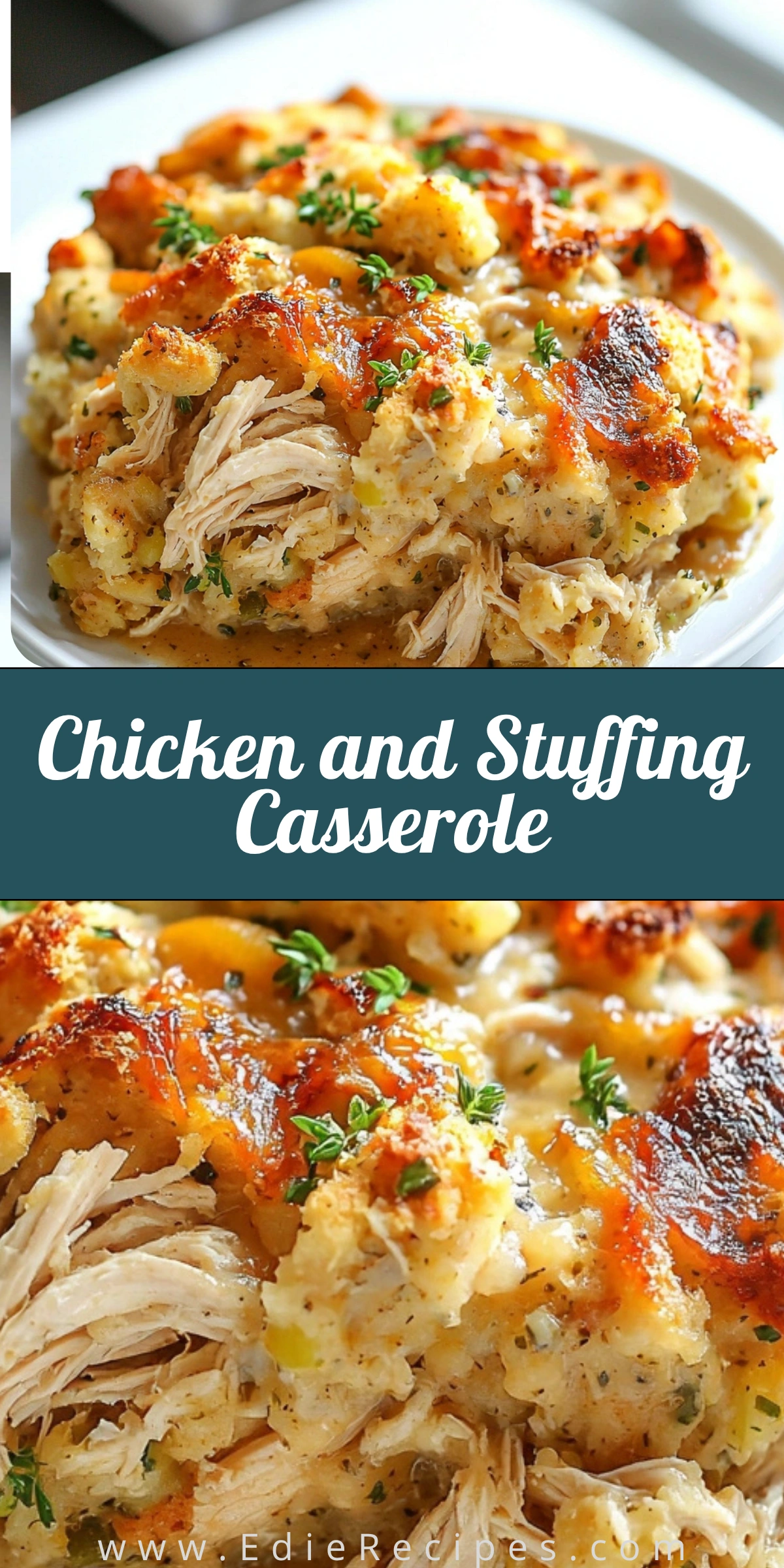 Chicken and Stuffing Casserole