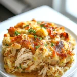 Chicken and Stuffing Casserole