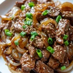 Chinese Beef and Onion Stir Fry