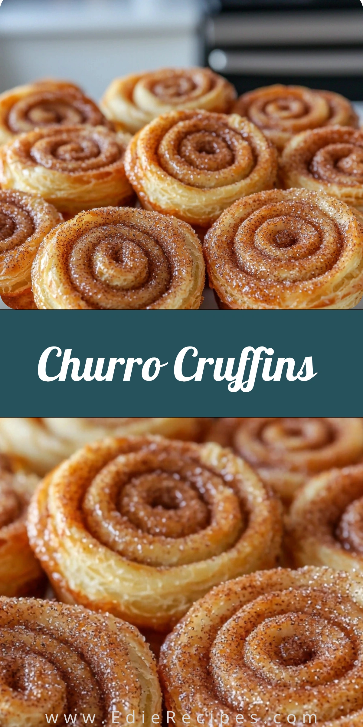 Churro Cruffins