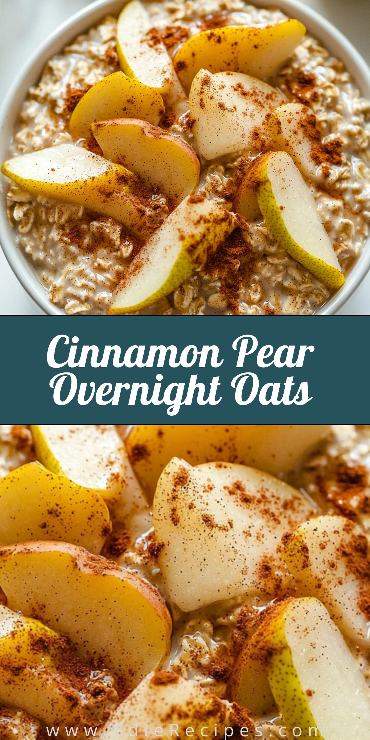 Cinnamon Pear Overnight Oats