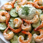 Creamy Cucumber Shrimp Salad