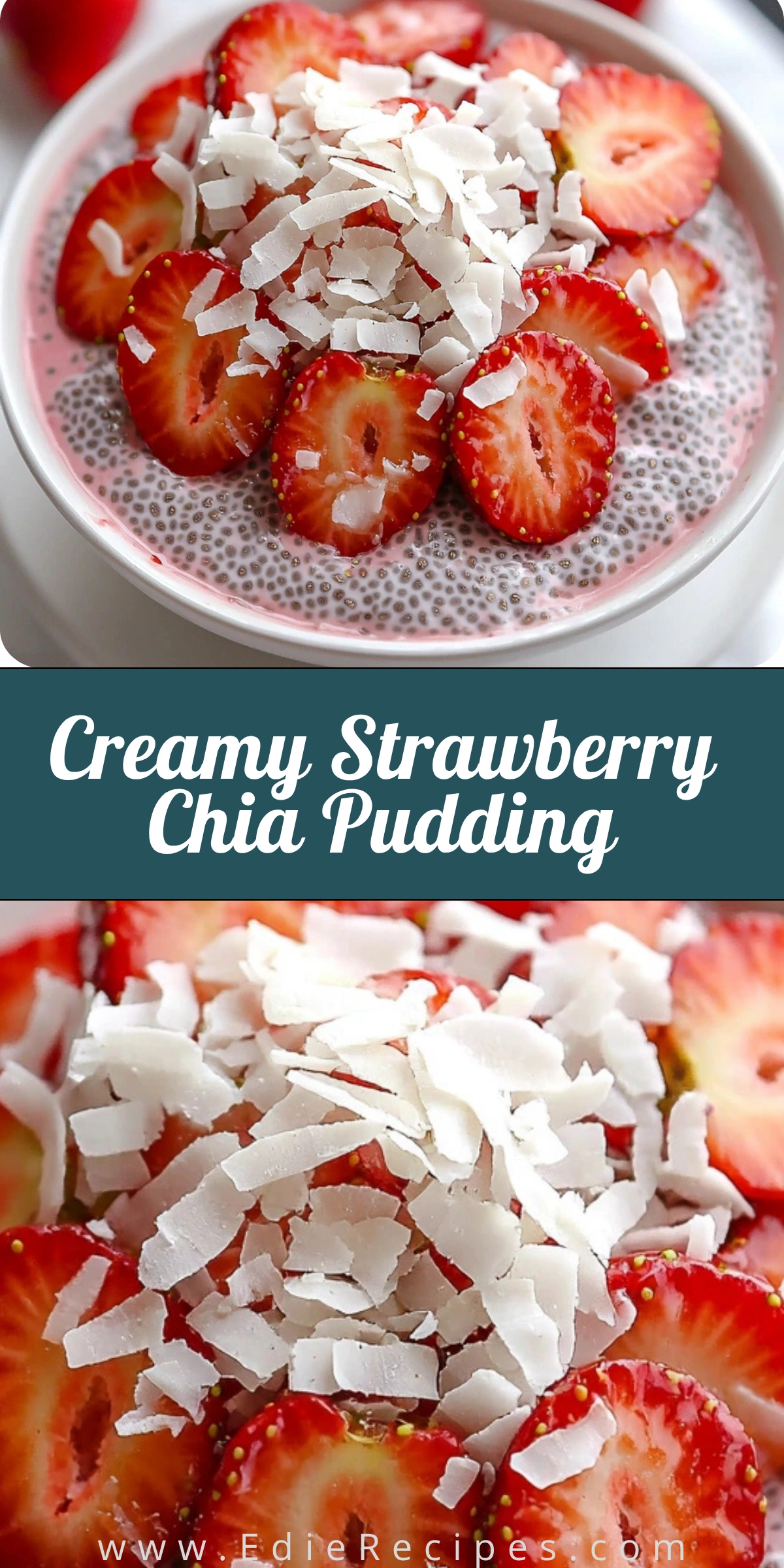 Creamy Strawberry Chia Pudding