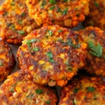 Crispy Chickpea & Sweet Potato Fritters