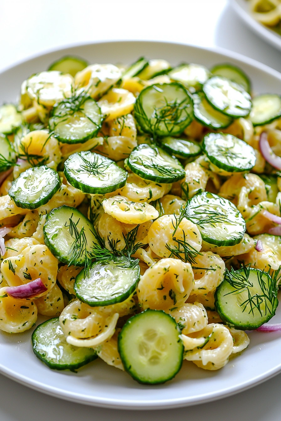 Cucumber Pasta Salad