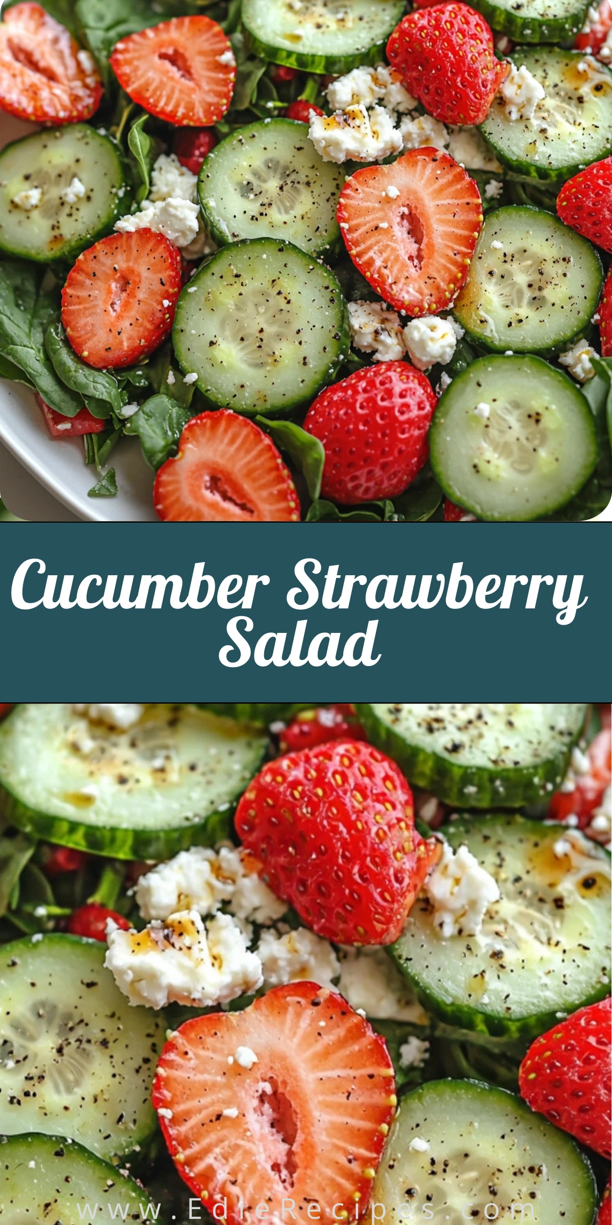 Cucumber Strawberry Salad