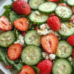 Cucumber Strawberry Salad