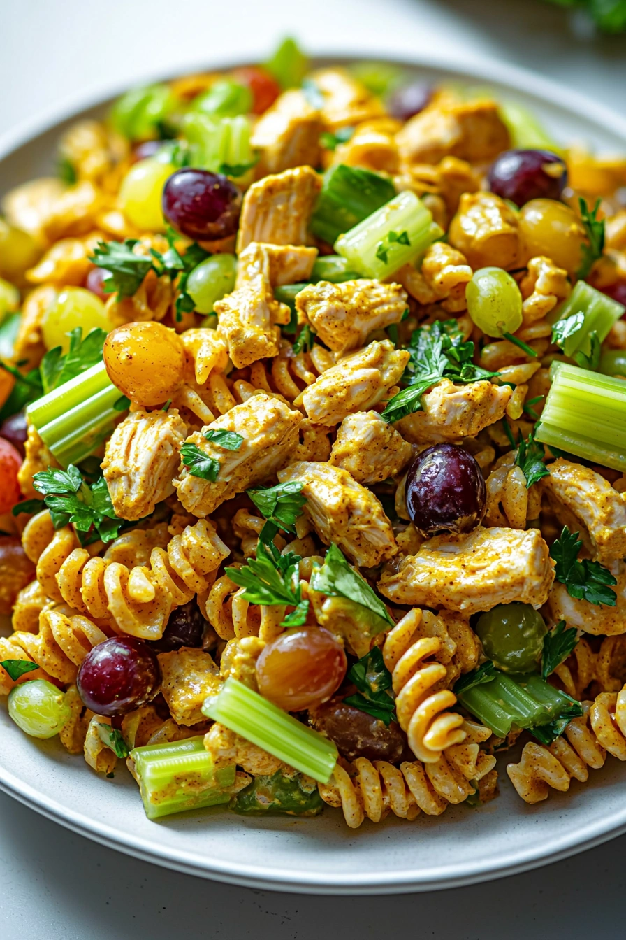 Curried Chicken & Pasta Salad