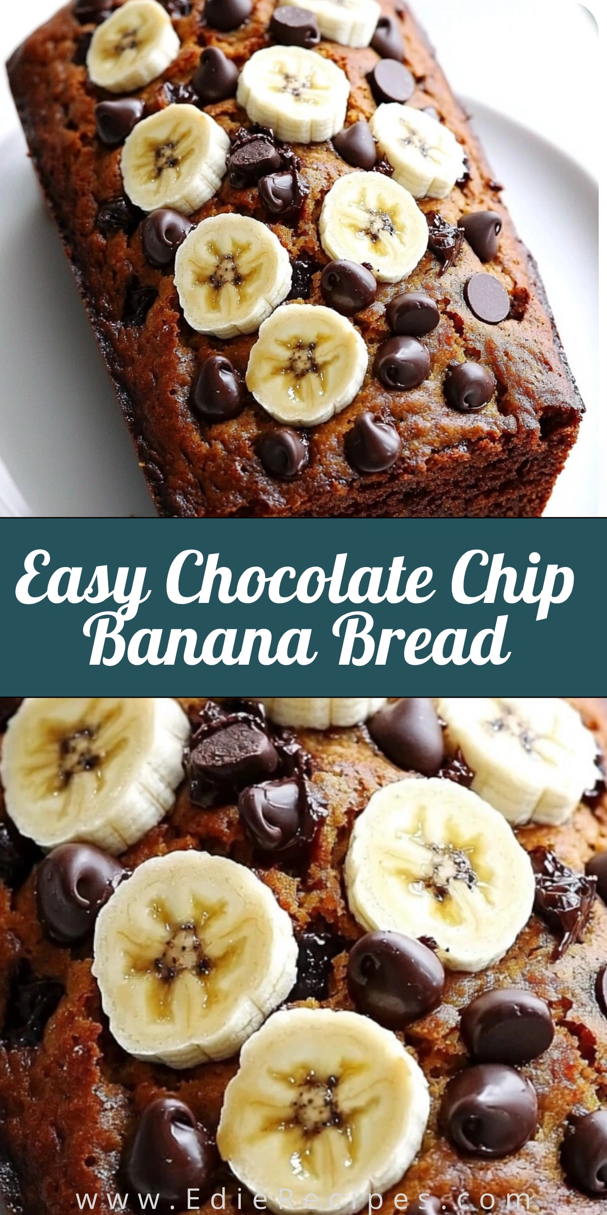 Easy Chocolate Chip Banana Bread The Best Banana Bread