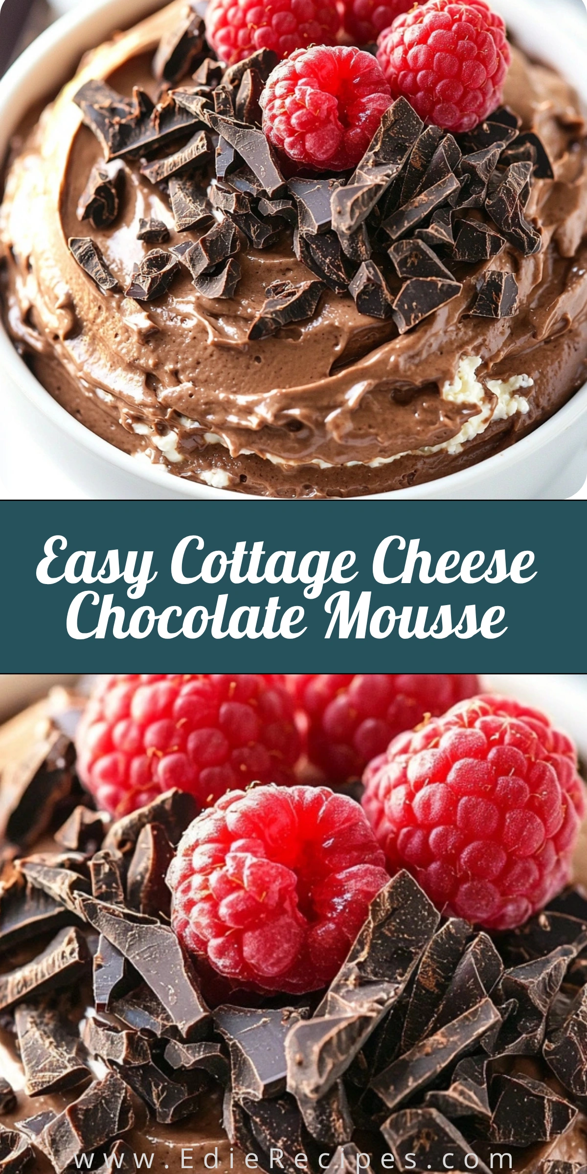 Easy Cottage Cheese Chocolate Mousse