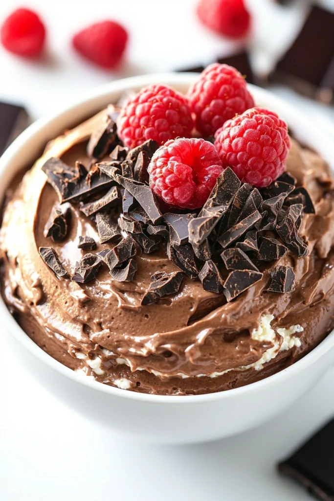 Easy Cottage Cheese Chocolate Mousse