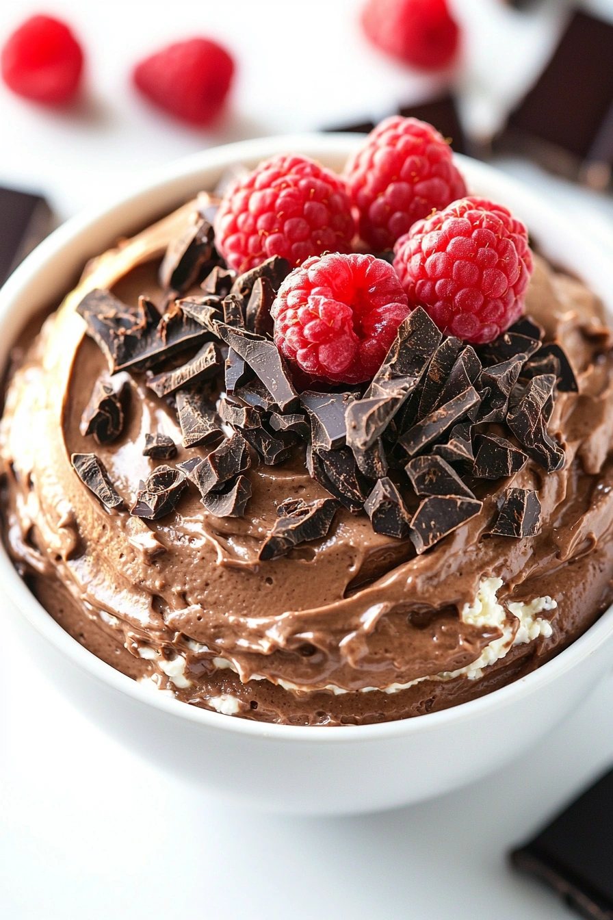 Easy Cottage Cheese Chocolate Mousse
