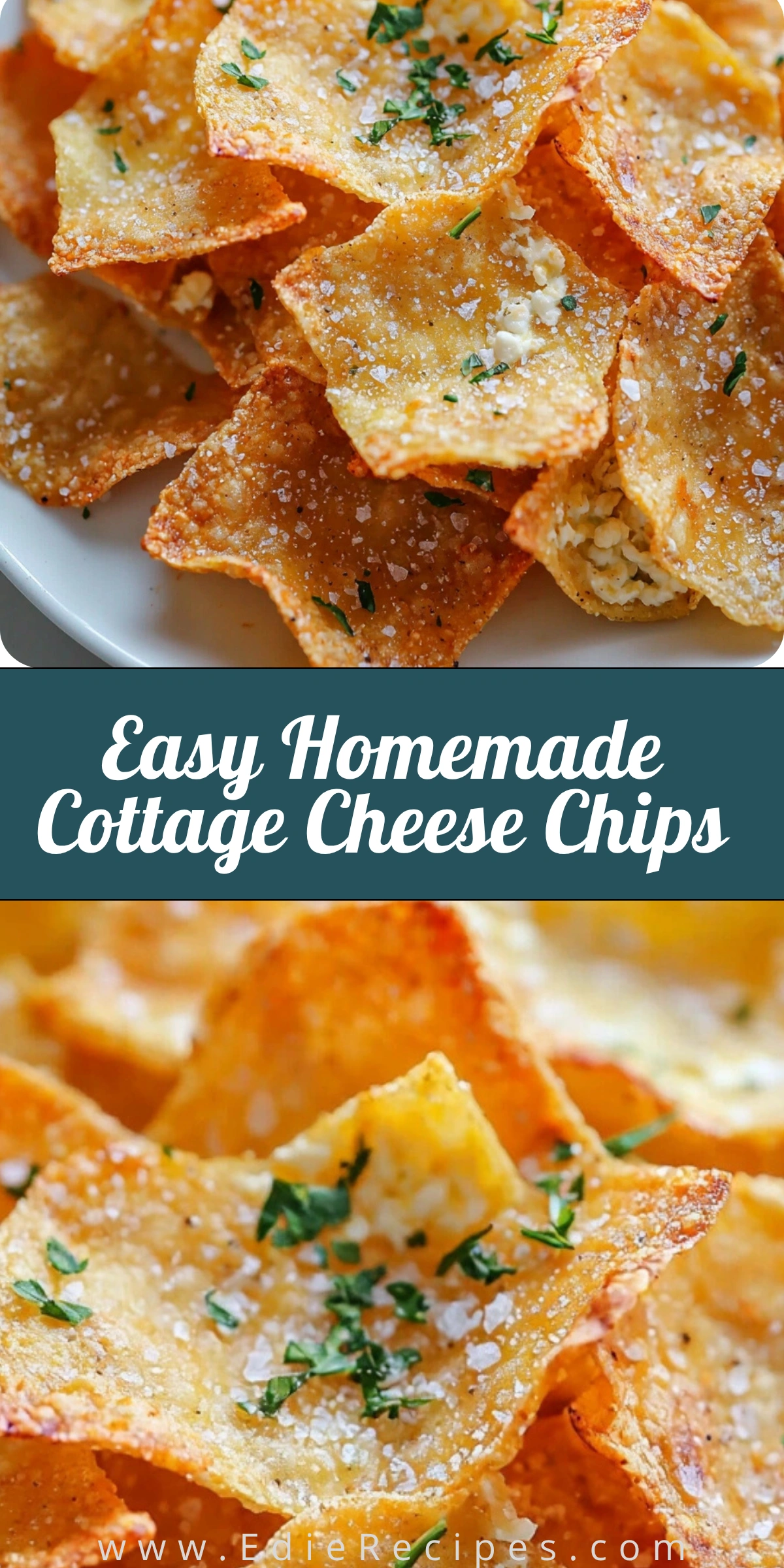 Easy Homemade Cottage Cheese Chips