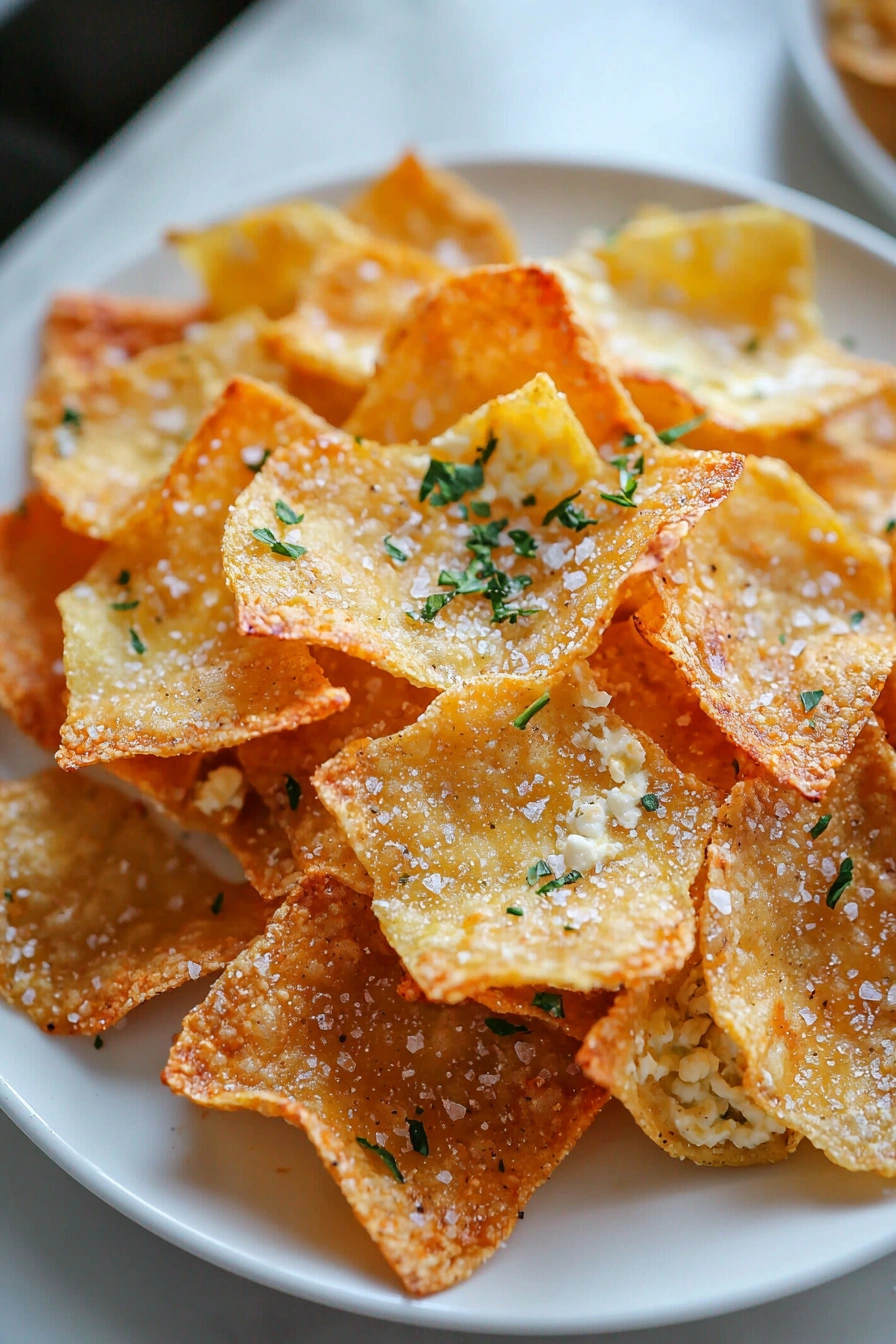 Easy Homemade Cottage Cheese Chips