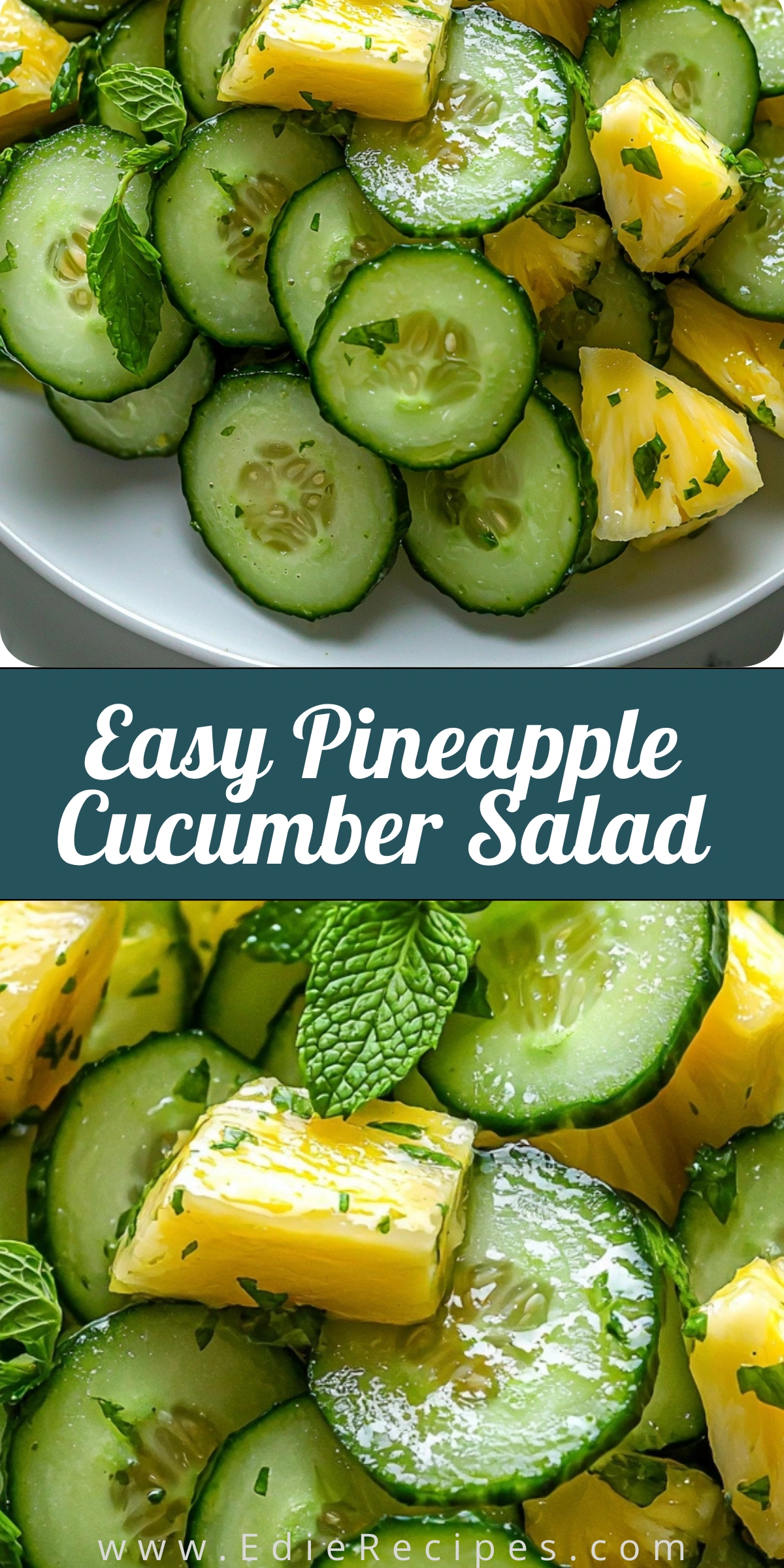 Easy Pineapple Cucumber Salad