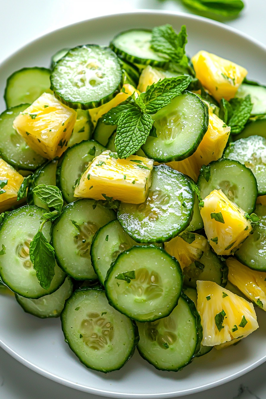 Easy Pineapple Cucumber Salad