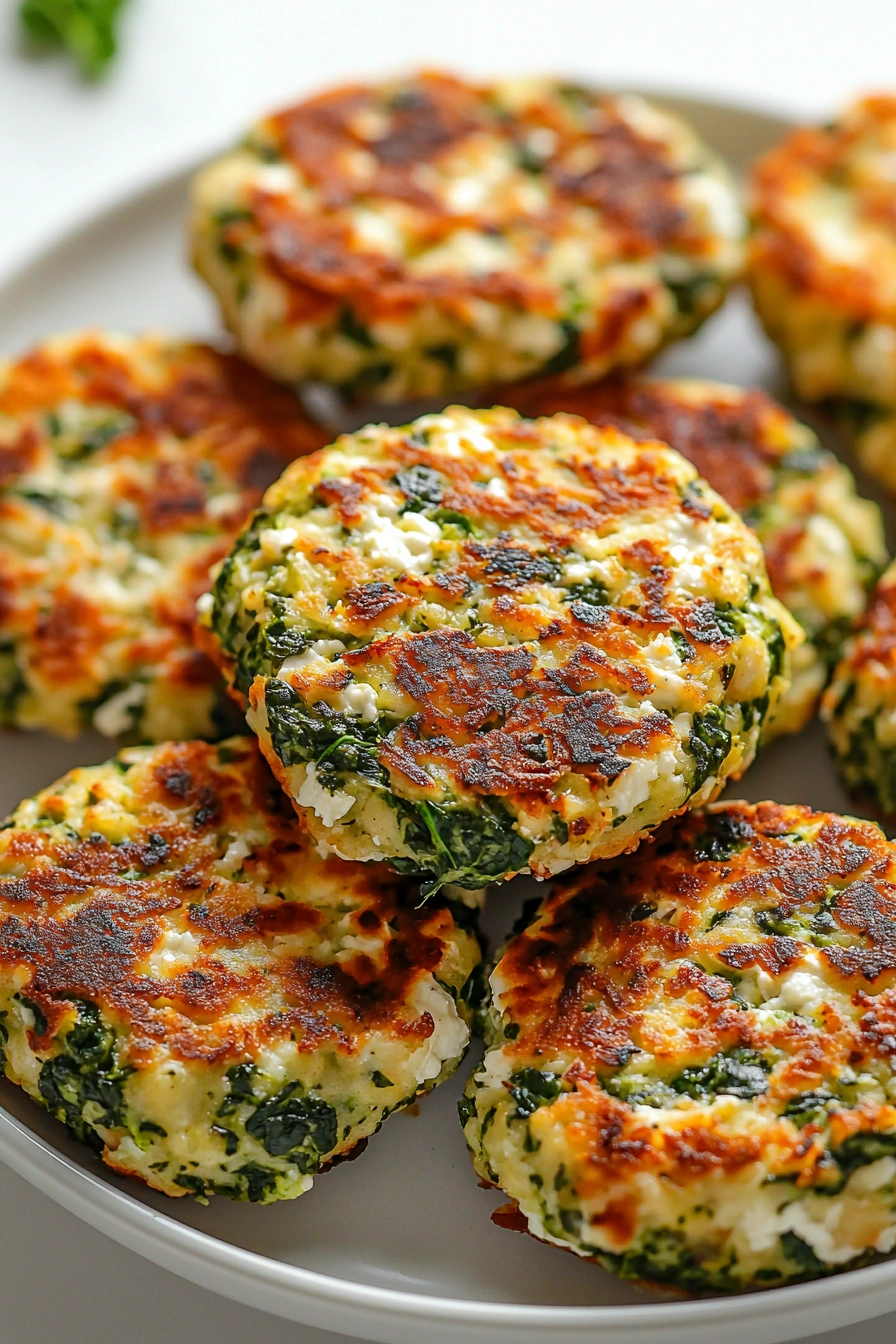 Easy Spinach and Feta Patties