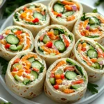 Fresh Vegetable Tortilla Roll Ups
