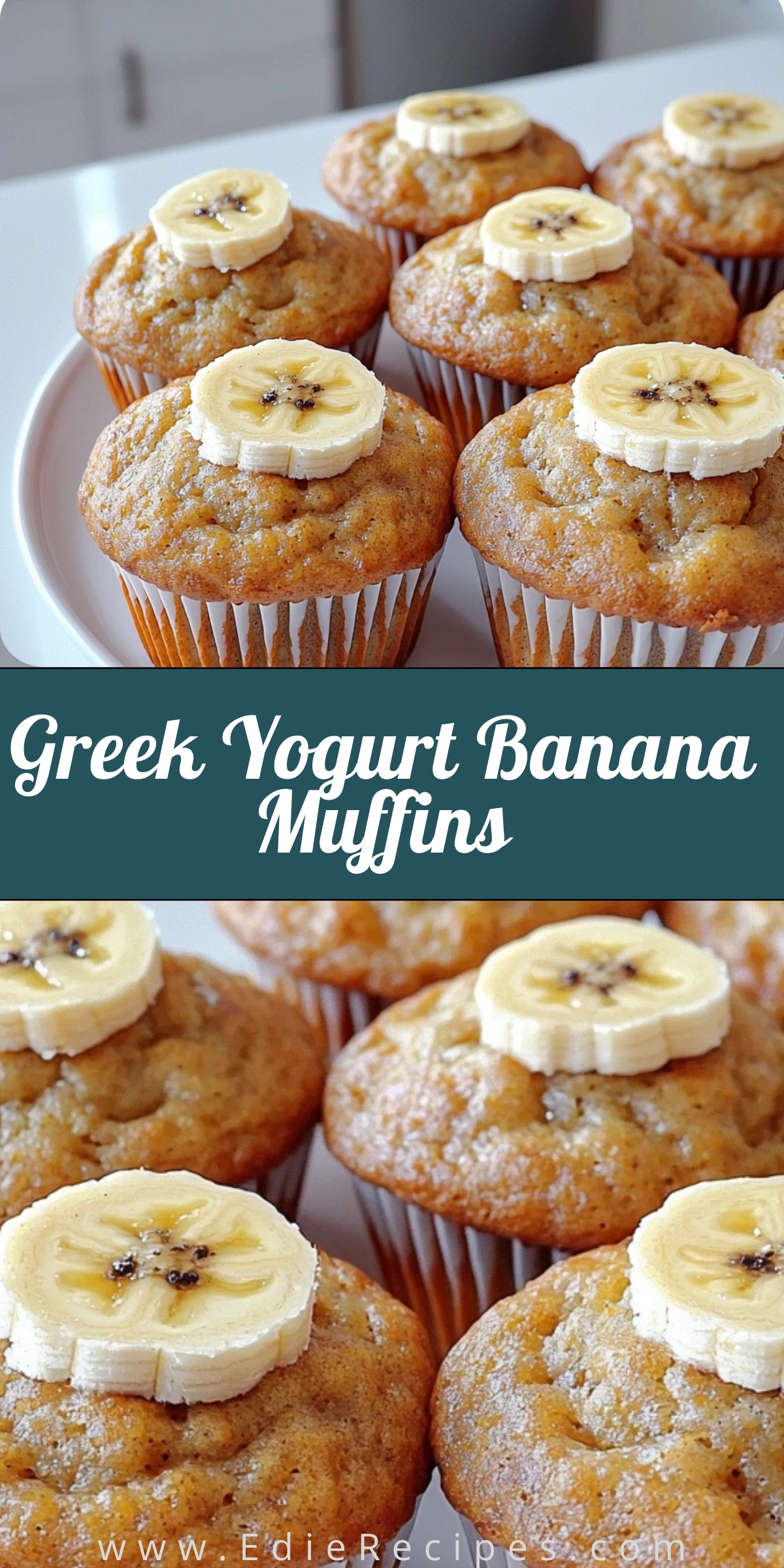 Greek Yogurt Banana Muffins